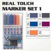 GSI CREOS : GMS-112 Real Touch Gundam Marker Set 1 (Set Of 6)